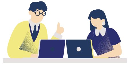 相談する人たち